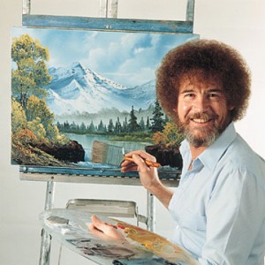 White guys with afros make everything better, especially when there's phthalo blue in play.
