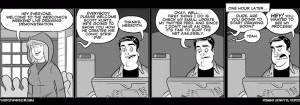 A completely true recounting of the event in question. Honest.