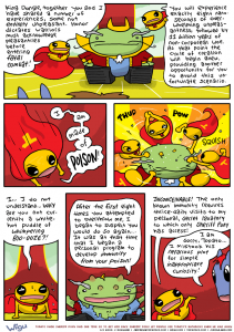 I am disturbed to see Topato humbled by a mere (though kingly) Fish-Tank.