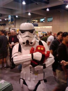 Even the faceless enforcers of Imperial will need a cuddle sometimes.