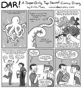 Honestly, wrapping DAR! on a tentacle-fetish 'toon? Just makes sense. Honestly, wrapping DAR! on a tentacle-fetish 'toon? Just makes sense.