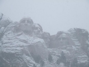 I always feel back for Roosevelt, stuck in the back there, his majestic moustache almost lost from view.