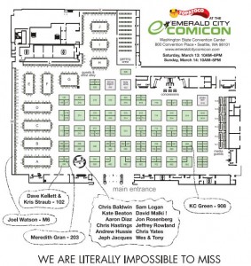 Booth 202 is made of POISON. Also, like 18 webcomics creators.