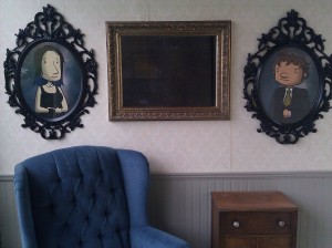 The sitting room of the manor. Classier than any place you've ever been allowed.