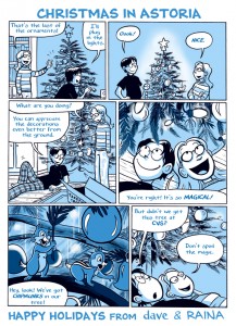 True Facts: Dave and Raina and absolutely ADORABLE together, and they have the best holiday cards.