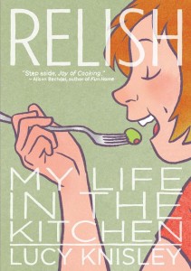 I think this cover is slightly misleading, though -- my impression from reading the book is that Lucy would definitely eat olives with her fingers.