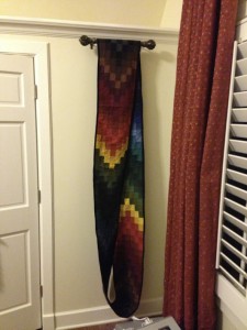 Speaking of unending cyclic structures, check out this quilt belonging to Michael Grant.
