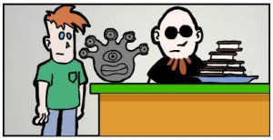 Even if Lore weren't terribly thoughtful and clever, I'll never give up the opportunity to link to a depleted-uranium beholder statue and a pile of ice cream sandwiches. NEVER!